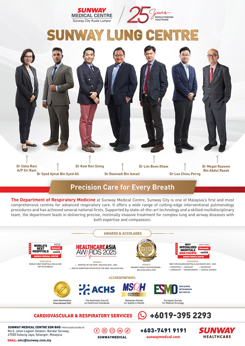 Sunway Lung Centre Poster