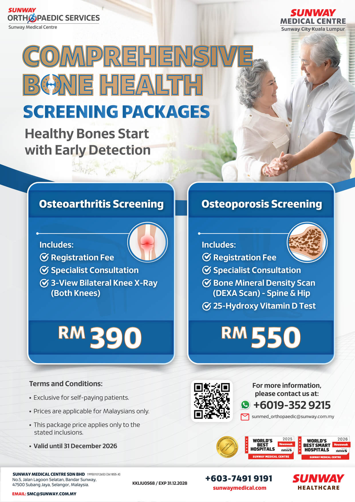 Comprehensive Bone Health Screening Packages