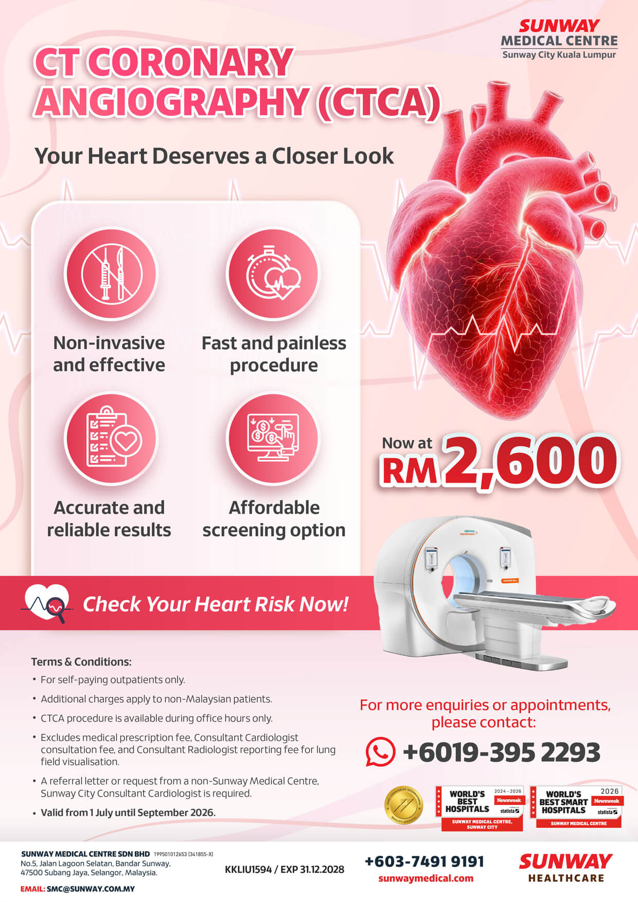 CT Coronary Angiography (CTCA)