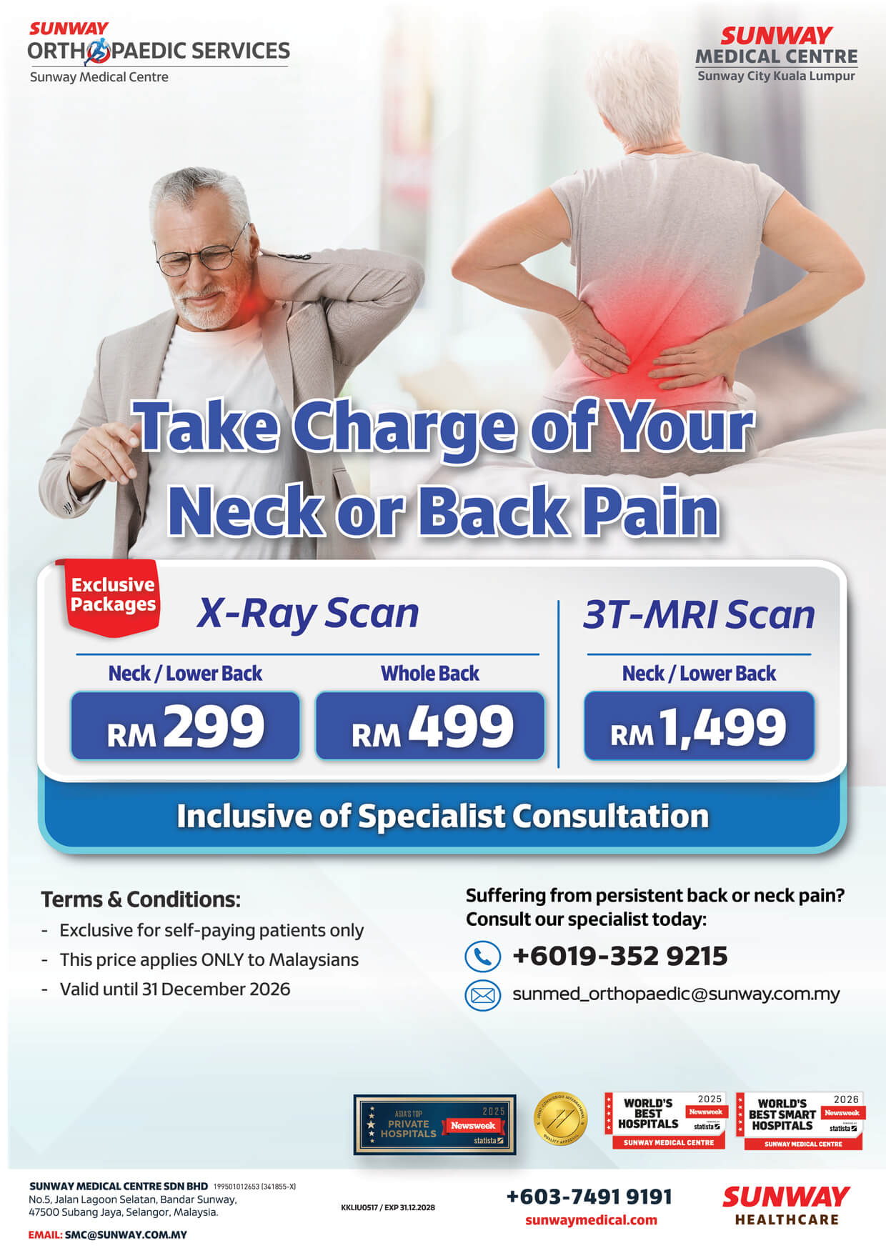 Take Charge of Your Neck or Back Pain